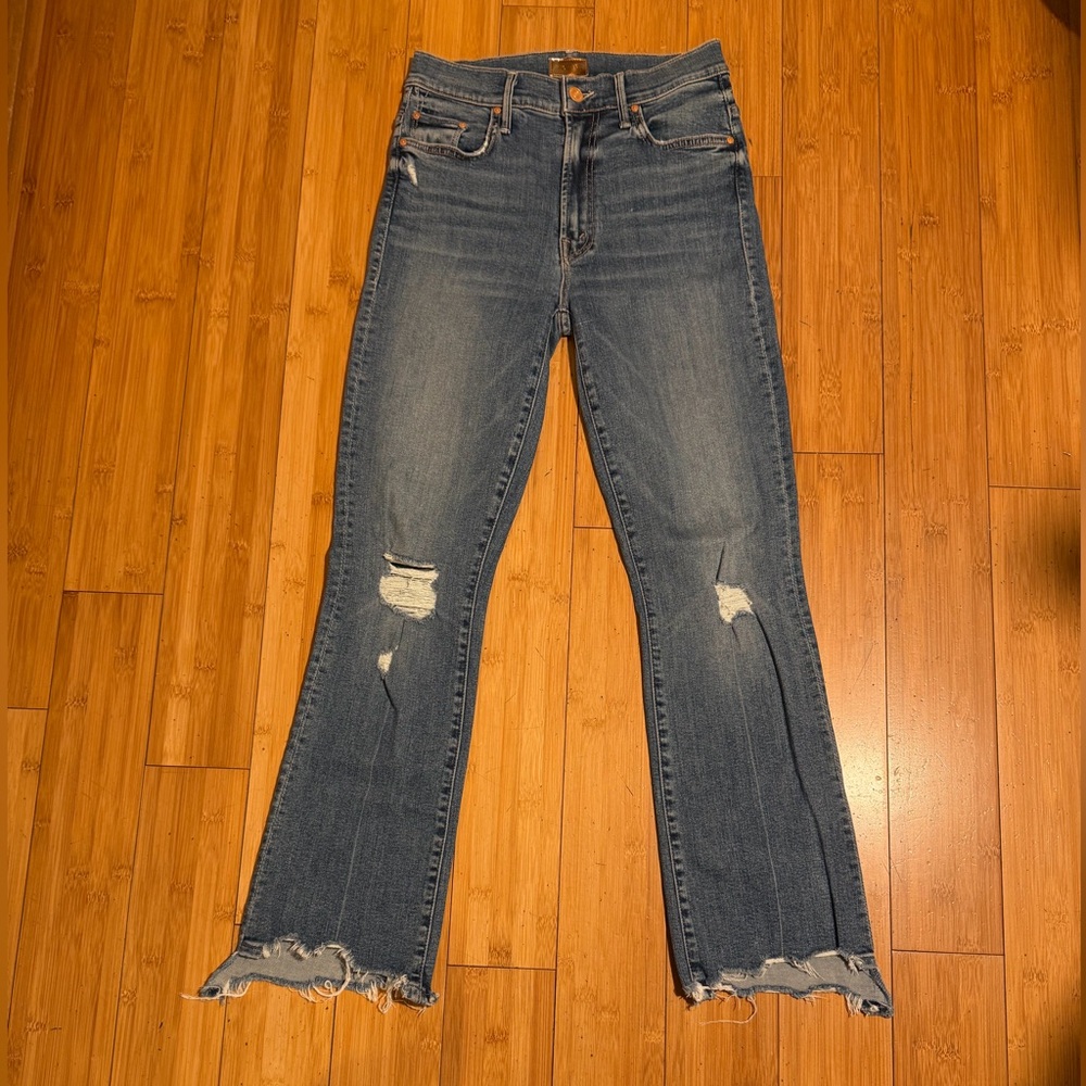 MOTHER The Insider Crop Step Chew in Dancing on Coals Size 26 - Picture 4 of 16